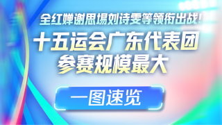 一圖速覽本屆全運(yùn)會(huì)廣東代表團(tuán)的風(fēng)采！